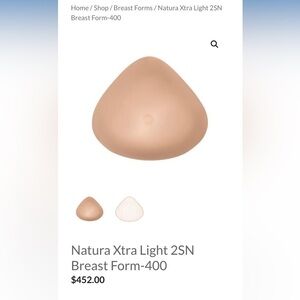 Amoena Natura Xtra Light 2SN Breast Form-400